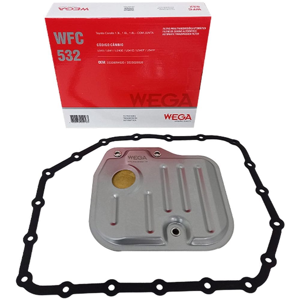 Filtro De Óleo Do Câmbio Corolla 1992 A 2024 - Wega Wfc532