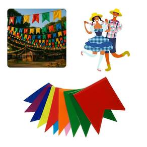 500 Metros De Bandeirinhas Para São João Coloridas Revenda