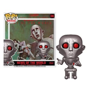 Pop Funko Queen News Of The World C/ Capa Do Álbum #06 Albums