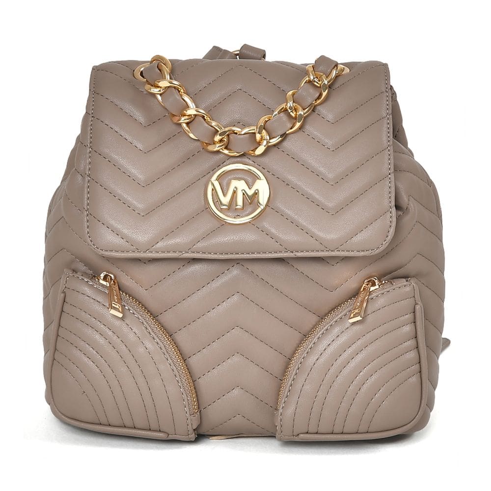 Bolsa Mochila Bag Via Marte Alça de Mão Corrente Fixa Matelassê B2-603