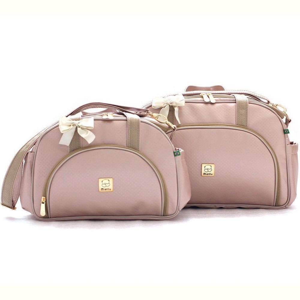 Kit Bolsas Maternidade Bebe Miellu - Prática - G, P Trocador