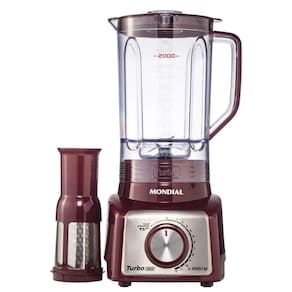 Liquidificador Mondial Marsala Turbo 1100W 220V Salvado no Estado