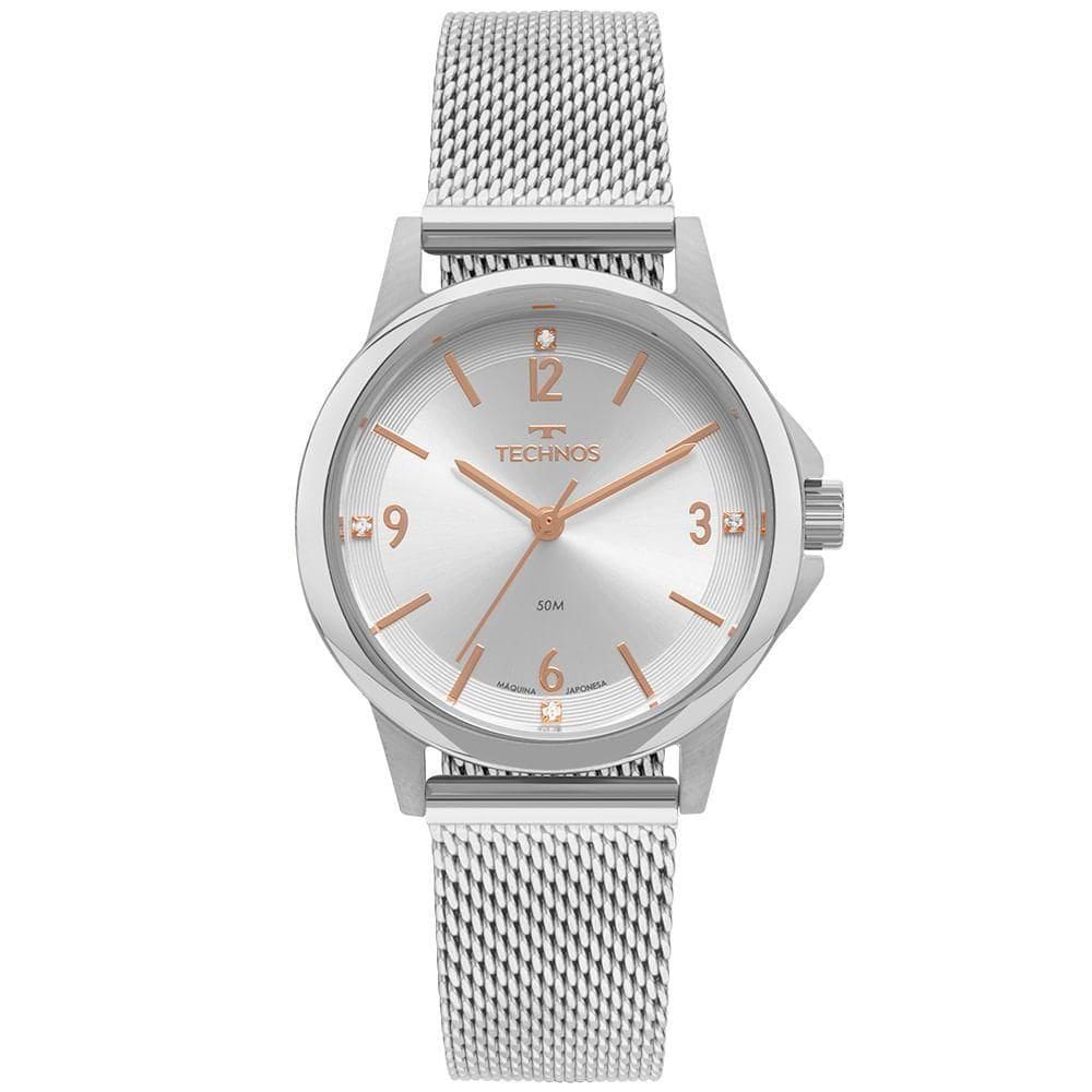 Relógio Technos Feminino Boutique Prata - 2035mvd-1k 2035mvd-1k