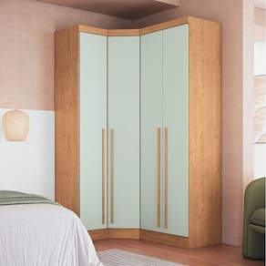 Guarda-roupa Modulado 3 Peças Infinity Cedro/Pistache