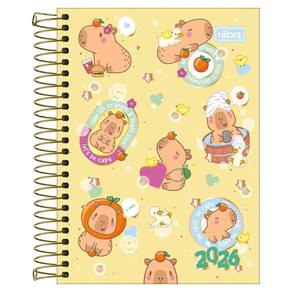 Agenda Diaria 2026 Esp M3 Capyclub Capivara Duck Tilibra