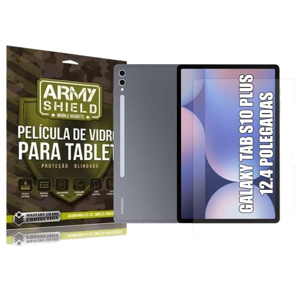 Película De Vidro 3D Para Tablet Galaxy Tab S10+ Plus 12.4
