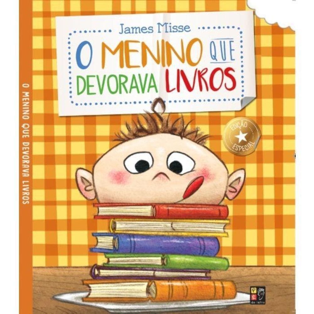 Livro O Menino Que Devorava Livros - Cartonado - Pé Da Letra