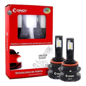 Lâmpada Ultra Led Cinoy H1 H3 H7 H8 H11 Hb3 Hb4 6500K 6000L