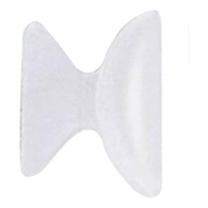 Plaqueta Silicone Óculos Acetato 20 Prs Adesiva|Asa Preta