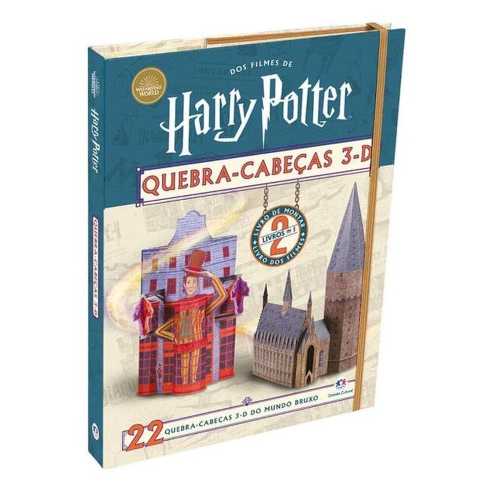 Harry Potter - Livro Com Quebra-Cabeça 3D