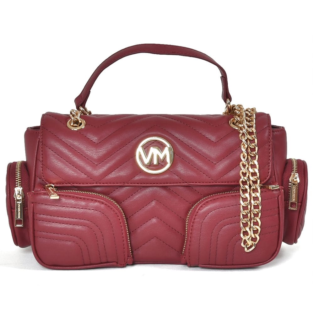 Bolsa Tiracolo Multipocket Bag Via Marte Matelassê Alça Corrente Ajustável B2-601