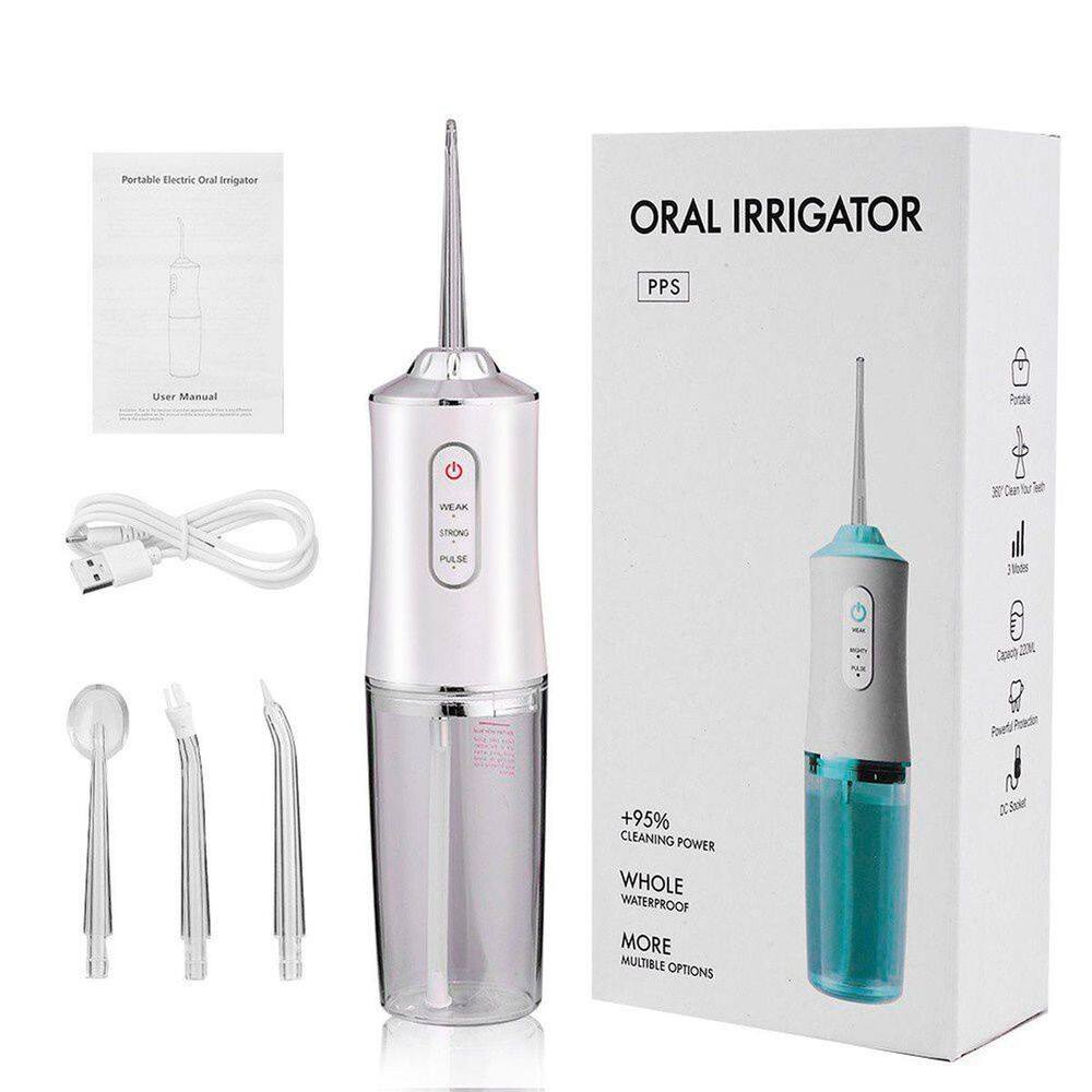 Irrigador Oral Bivolt - 4 Bicos - Cabo USB