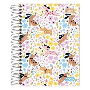 Agenda Diária 2026 Espiral M4 160Fls Pepper Cachorro Tilibra