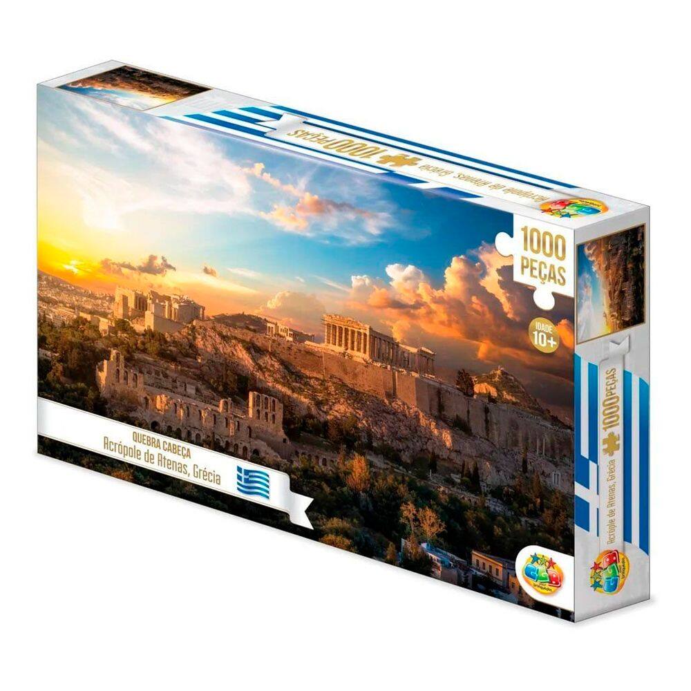 Quebra Cabeça 1000 Peças – Acrópole de Atenas, Grécia
