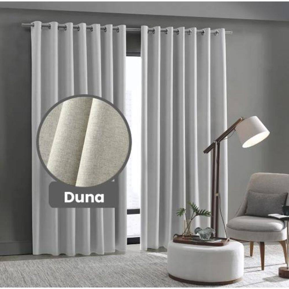 Cortina Blackout 100% Linen 5,4 X 2,7 - Bella Janela Duna
