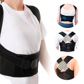 Colete Corretor Postural Ortopédico Coluna Cervical Alinha Postura Tamanho:L