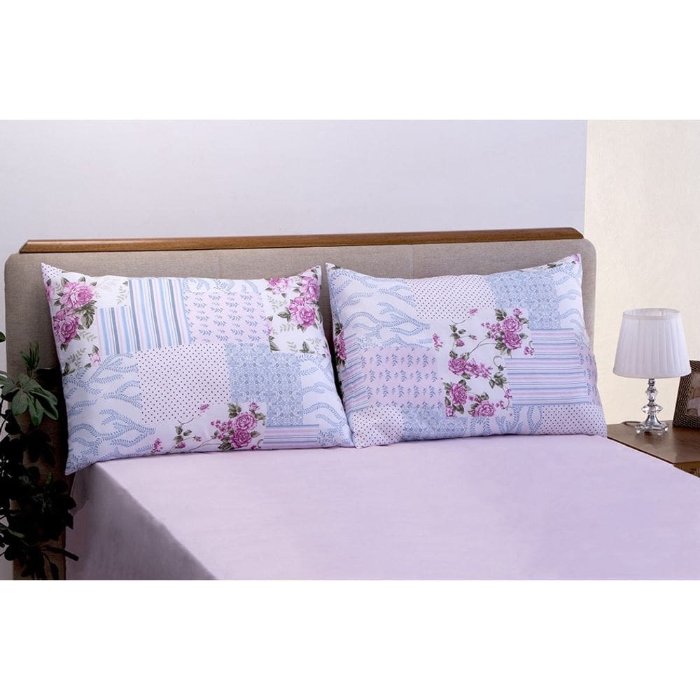 Jogo De Lençol 03 Peças Garden Queen Rosa