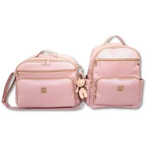 Kit Bolsa Mala Maternidade Bebe Enxoval Grande + Mochila +