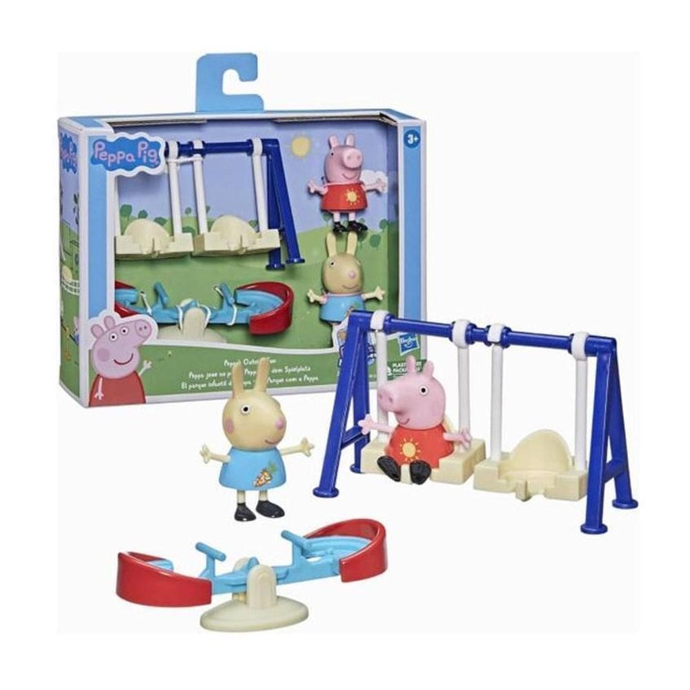 Conjunto Peppa Pig No Parque Com A Peppa - Hasbro F2217
