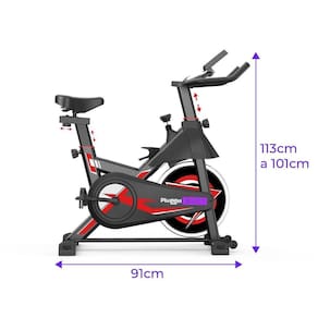 Bicicleta Spinning Ergométrica Fitness Academia Até 150Kg