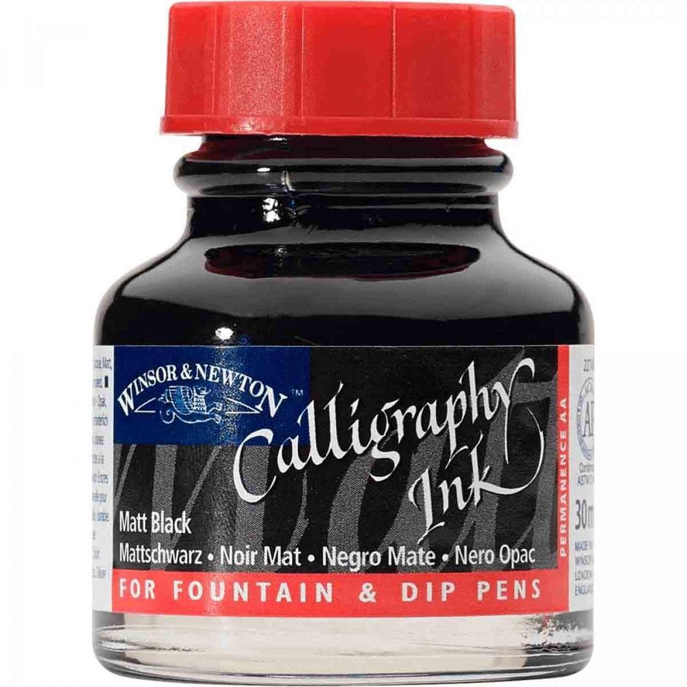 Tinta Caligrafica Winsor & Newton 30Ml Matt Black