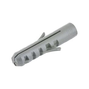 100 Buchas 6Mm Comum Sem Parafuso Parede Maciça Reboco
