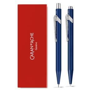 Conjunto Caneta E Lapiseira Carand`Ache 849 Sapphire Blue