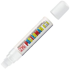 Caneta Marcador Zig Posterman Pma-120 White