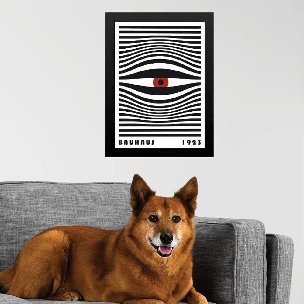 Quadro Arte Bauhaus - Olho o 45X34Cm