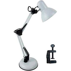 Luminária De Mesa Articulável Quarto Trabalho C Garra + Base