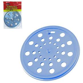 Grelha / Ralo De Inox Redondo Abre E Fecha 100Mm