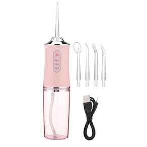 Irrigador Oral Elétrico Recarregável Portátil 4 Bicos USB