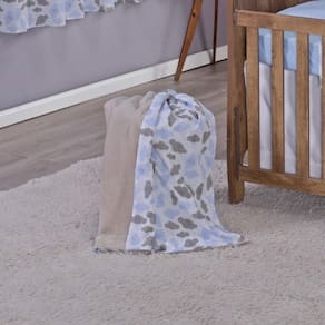 Manta Baby Cobertor Bebe Dupla Face Menino Menina 1,15 X