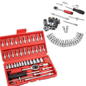 Conjunto De Ferramentas Com Bits Diversos Material Reforçado