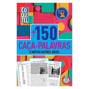 Livro Coquetel + 150 Caça-Palavras Fácil 34 - Vol. 34