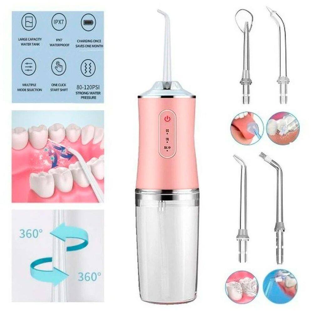 Irrigador Oral Recarregável - Limpeza Profunda e Prática