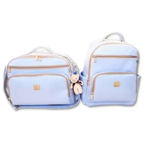 Kit Bolsa Mala Maternidade Bebe Enxoval Grande + Mochila +