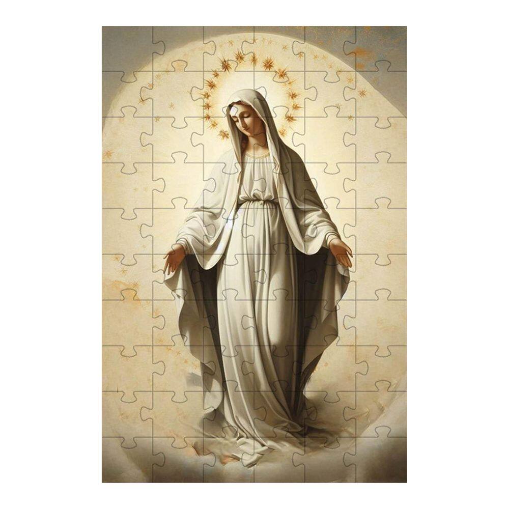 Quebra-Cabeça Nossa Senhora Em 60 Peças: Fé E Desafio