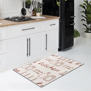 2 Tapete Cozinha Absorvente Limpa Facil 48 X 60 Oa Ptk M10