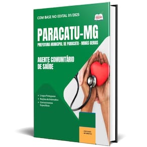 Apostila Prefeitura Paracatu Mg 2025 Agente Comunitário