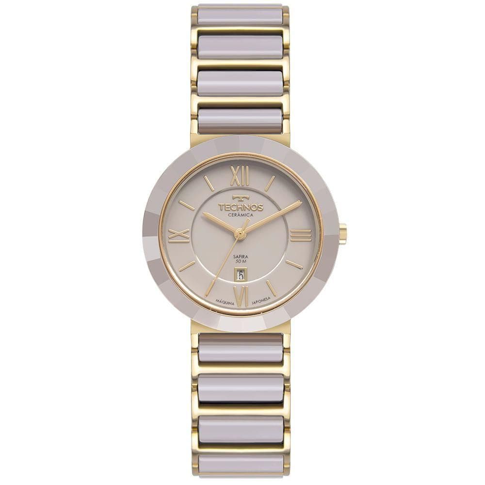 Relógio Technos Unissex Ceramic-saphire Dourado - 2015ce-1c 2015ce-1c