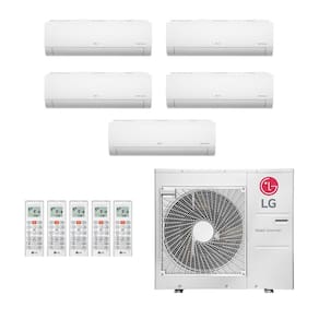 Ar-Condicionado Multi Split Inverter LG 48.000 (3x Evap HW 9.000 + 1x Evap HW 12.000 + 1x Evap HW 24.000) Quente/Frio 220V