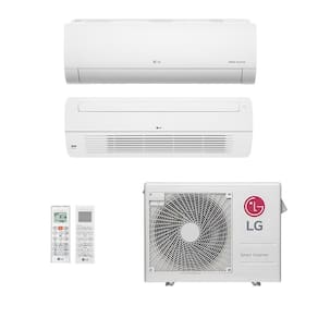 Ar-Condicionado Multi Split Inverter LG 21.000 (1x Evap HW 12.000 + 1x Evap Cassete 1 Via 18.000) Quente/Frio 220V