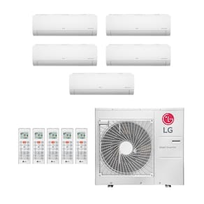 Ar-Condicionado Multi Split Inverter LG 36.000 (2x Evap HW 9.000 + 3x Evap HW 12.000) Quente/Frio 220V