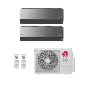 Ar-Condicionado Multi Split Inverter LG 18.000 (2x Evap HW Artcool 9.000) Quente/Frio 220V