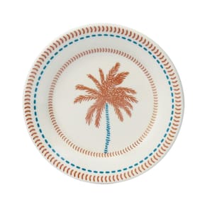 Prato Sobremesa 18 cm Donna Caribe Biona Oxford