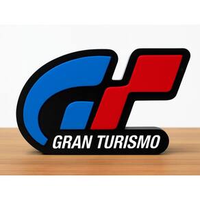 Luminária Letreiro De Led 3D Gran Turismo Decoração