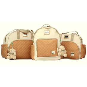 Kit Bolsas Bebe Maternidade Enxoval G, M, Mochila E Trocador