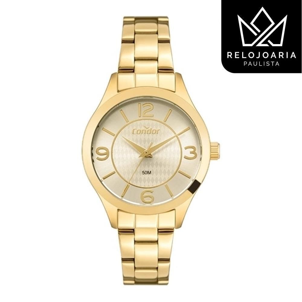 Relógio Condor Feminino Dourado Co2035Nja/K4X