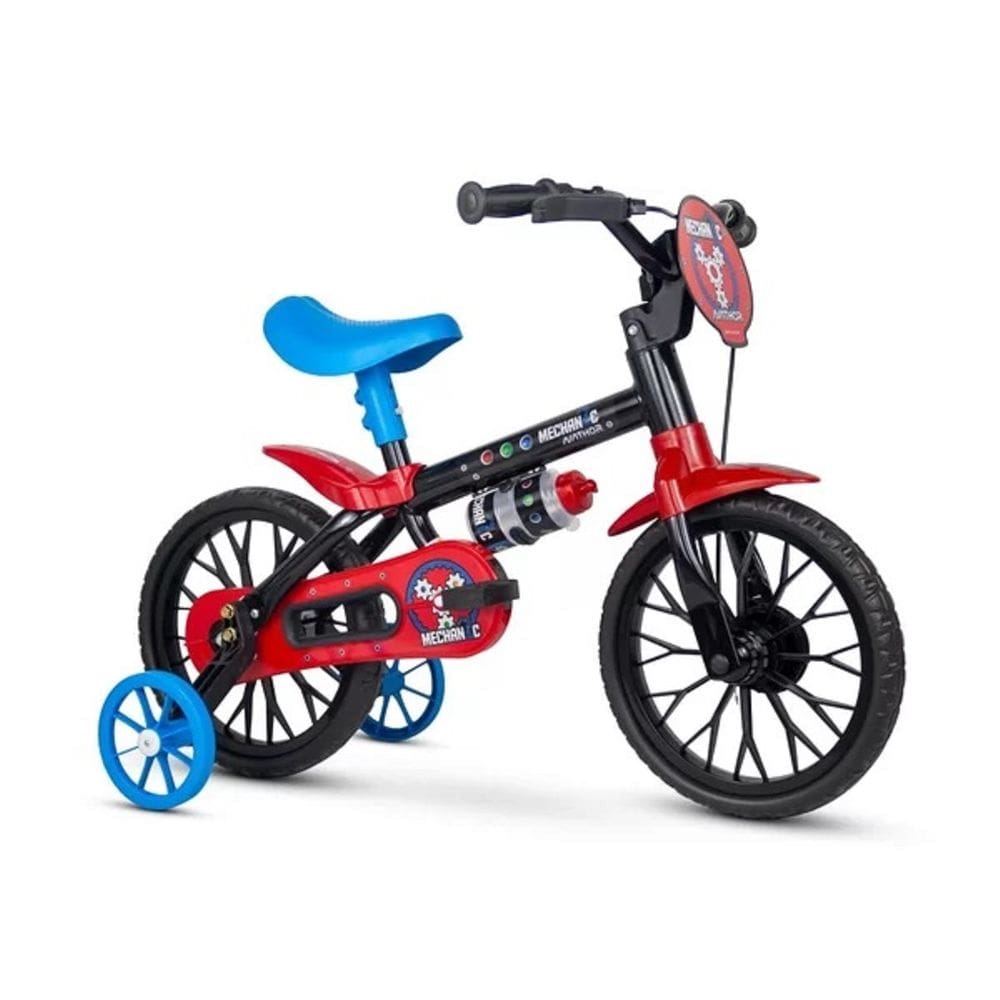 Bicicleta Aro 12 Mechanic Nathor A Partir De 3 Anos Com Rodinhas